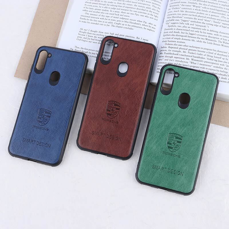 قاب چرمی Smart Design سامسونگ Galaxy A11 / M11 طرح Porsche
