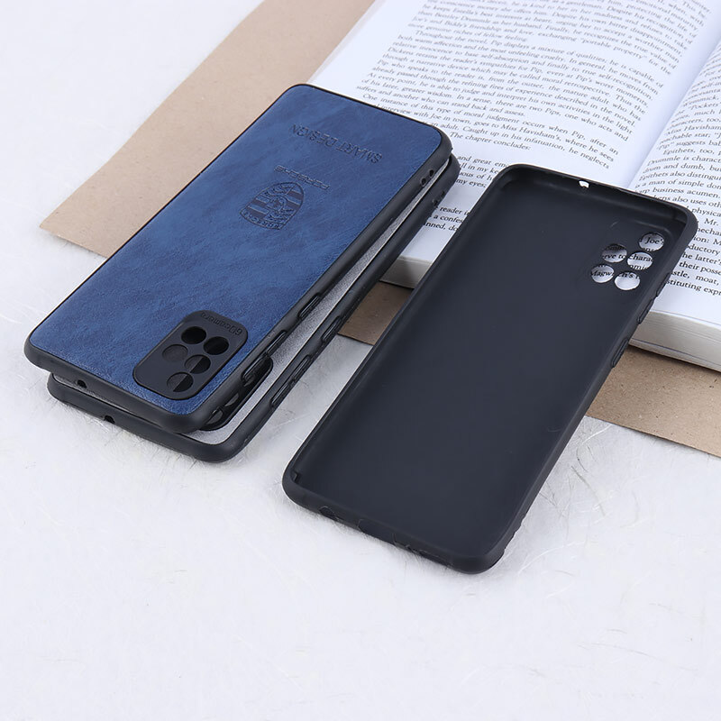 قاب چرمی Smart Design سامسونگ Galaxy A51 4G طرح Porsche محافظ لنزدار