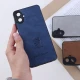 قاب چرمی Smart Design سامسونگ Galaxy A06 طرح Porsche محافظ لنزدار
