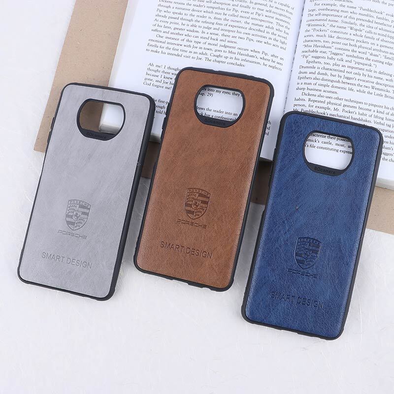 قاب چرمی Smart Design شیائومی Poco X3 / X3 NFC / X3 Pro طرح Porsche