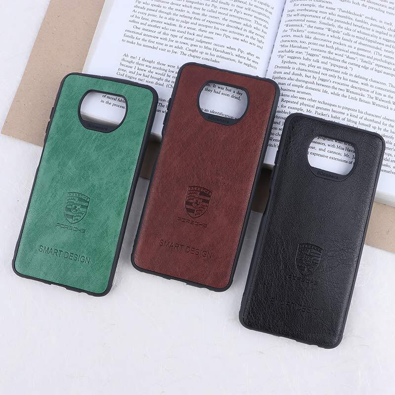 قاب چرمی Smart Design شیائومی Poco X3 / X3 NFC / X3 Pro طرح Porsche