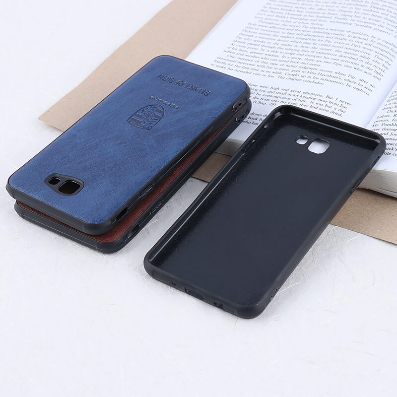 قاب چرمی Smart Design سامسونگ Galaxy J7 Prime طرح Porsche محافظ لنزدار