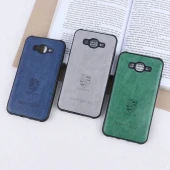 قاب چرمی Smart Design سامسونگ Galaxy J7 2015 طرح Porsche محافظ لنزدار