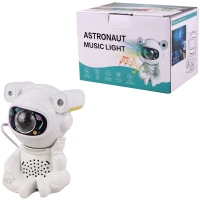 چراغ رقص نور کهکشانی اسپیکر دار بلوتوثی XL-730 + ریموت کنترل