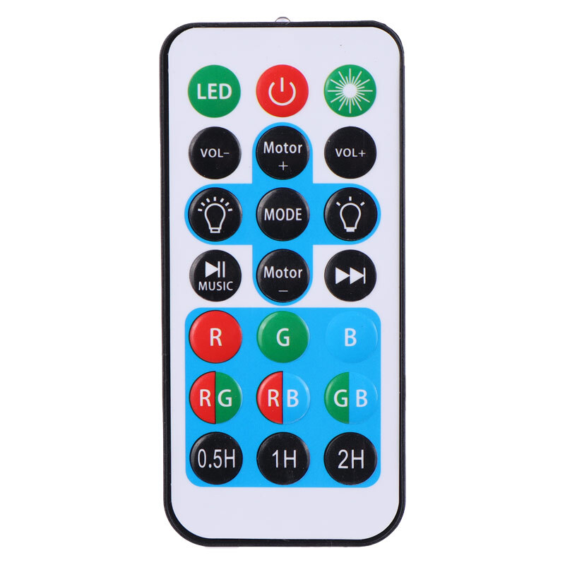 چراغ رقص نور کهکشانی اسپیکر دار بلوتوثی XL-730 + ریموت کنترل