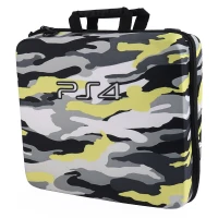 کیف کنسول بازی PS4 طرح چریکی زرد سفید