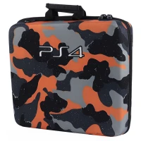 کیف کنسول بازی PS4 طرح چریکی نارنجی طوسی
