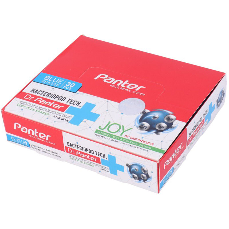 پاک کن پنتر Panter Anti-Bacterial Soft Plus E140 بسته 30 عددی