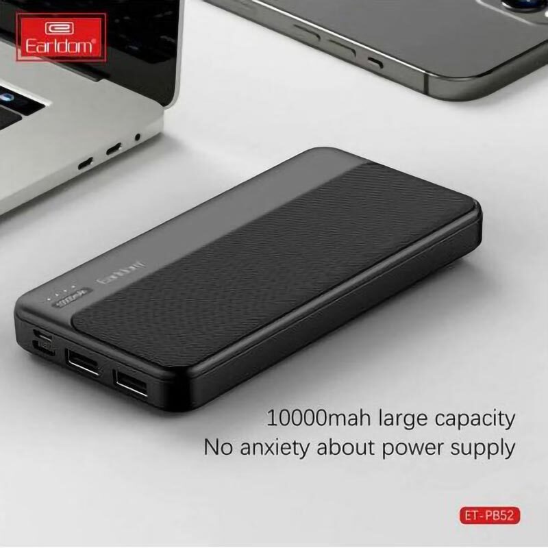 پاور بانک ارلدام ET-PB54 10.5W ظرفیت 10000 میلی آمپر ساعت
