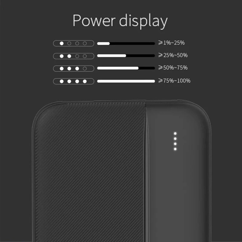 پاور بانک ارلدام ET-PB54 10.5W ظرفیت 10000 میلی آمپر ساعت