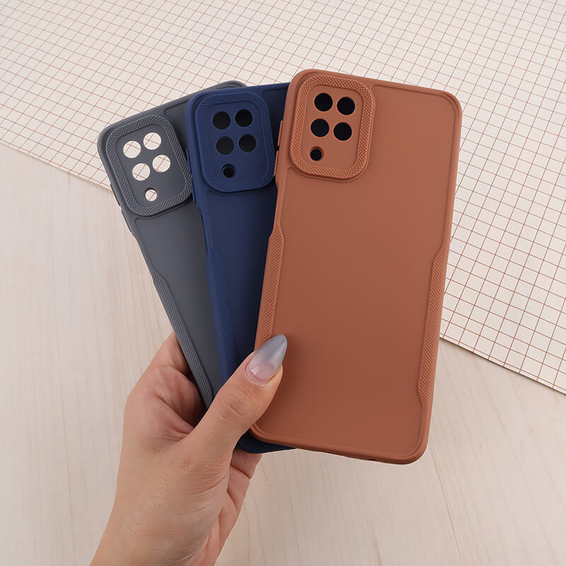 قاب ژله ای Defender سامسونگ Galaxy A12 / M12 محافظ لنزدار
