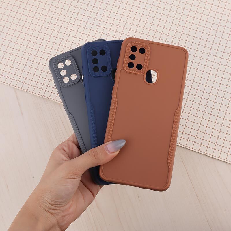 قاب ژله ای Defender سامسونگ Galaxy A21s محافظ لنزدار