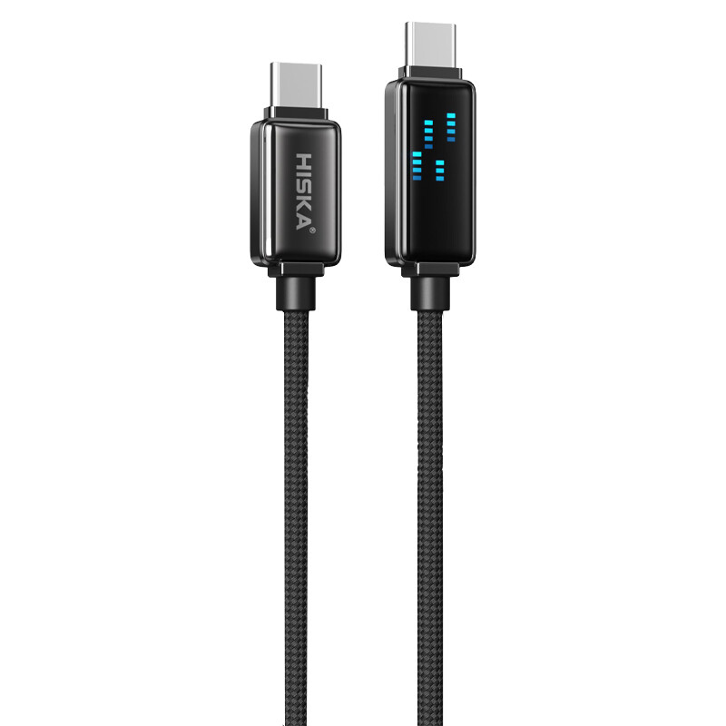کابل تبدیل فست شارژ Hiska LX-19CC Type-C to Type-C QC3.0 PD 60W 1m