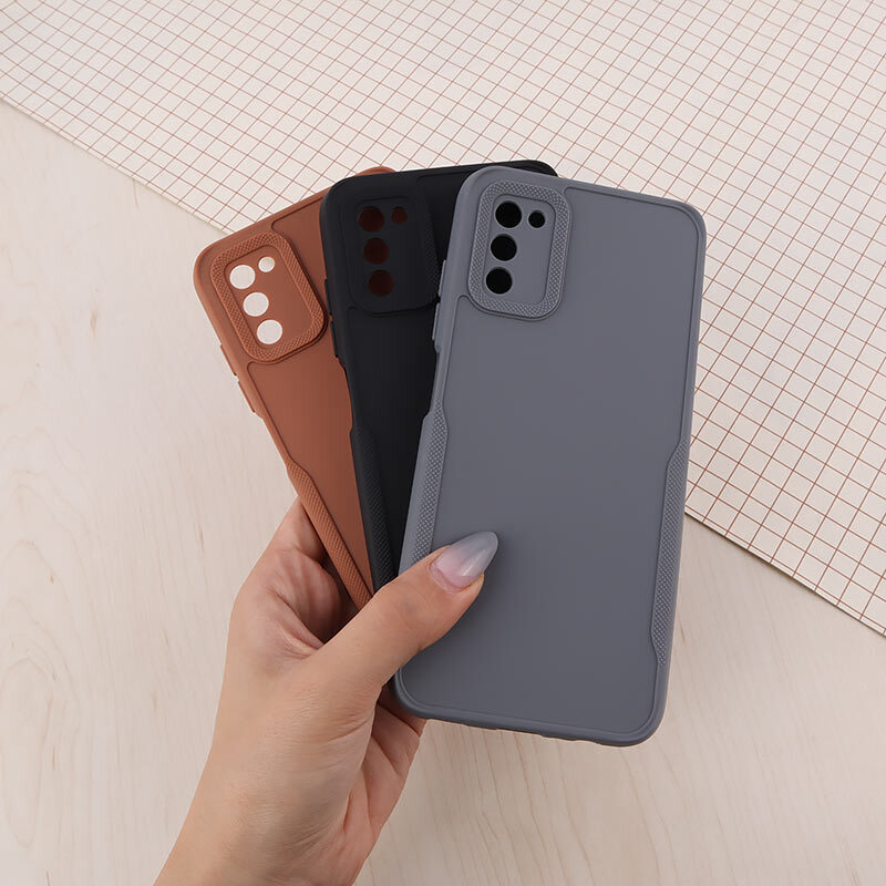 قاب ژله ای Defender سامسونگ Galaxy A02s / M02s / A03s محافظ لنزدار