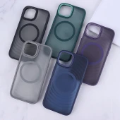 قاب مگ سیف آیفون iPhone 15 پشت مات طرح موج