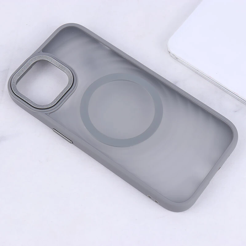 قاب مگ سیف آیفون iPhone 15 پشت مات طرح موج