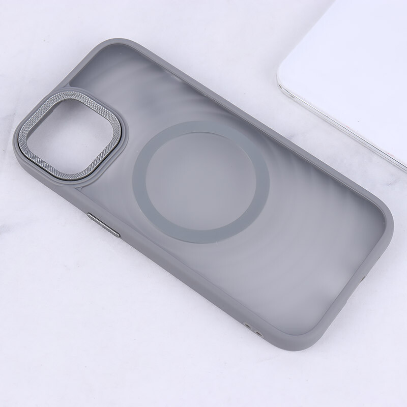 قاب مگ سیف آیفون iPhone 15 پشت مات طرح موج