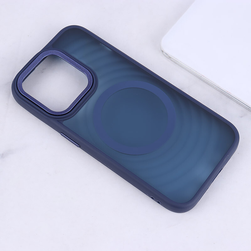 قاب مگ سیف آیفون iPhone 15 Pro پشت مات طرح موج