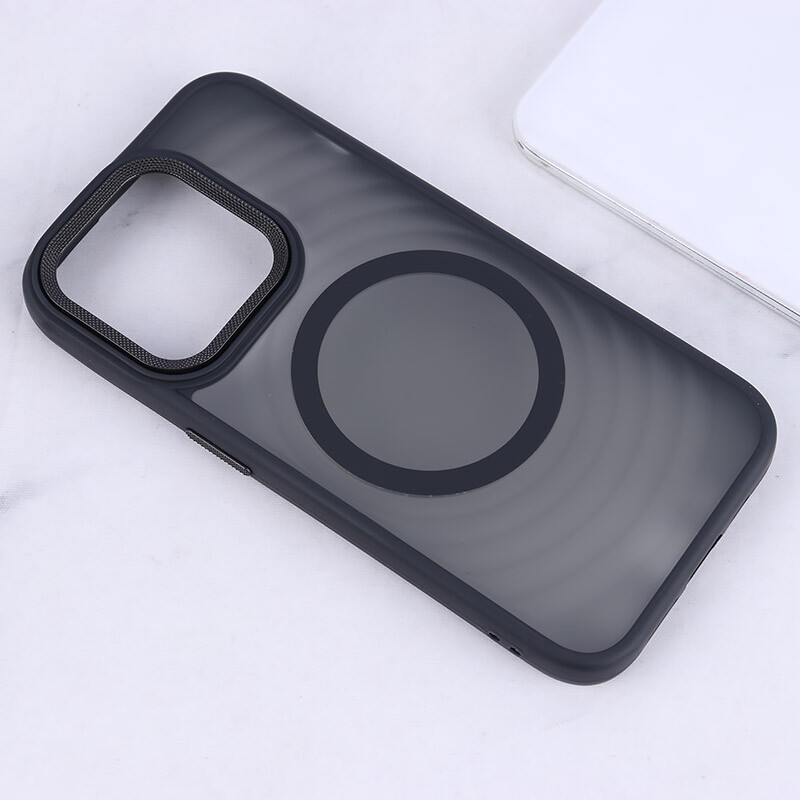 قاب مگ سیف آیفون iPhone 15 Pro پشت مات طرح موج