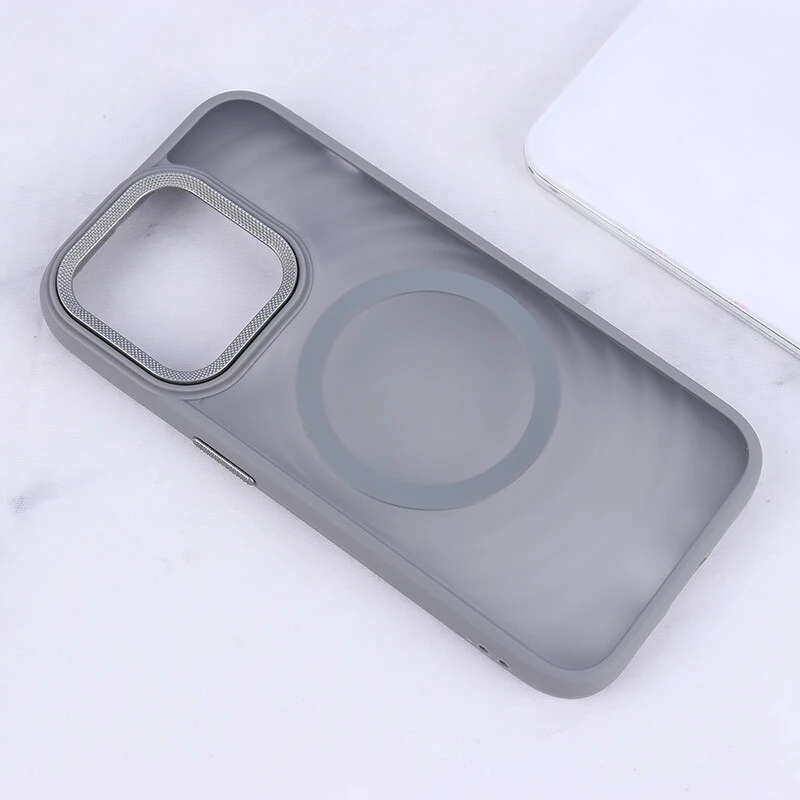 قاب مگ سیف آیفون iPhone 15 Pro پشت مات طرح موج