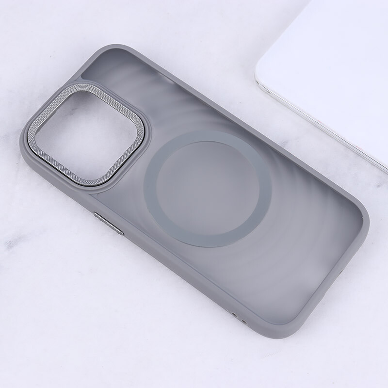 قاب مگ سیف آیفون iPhone 15 Pro پشت مات طرح موج