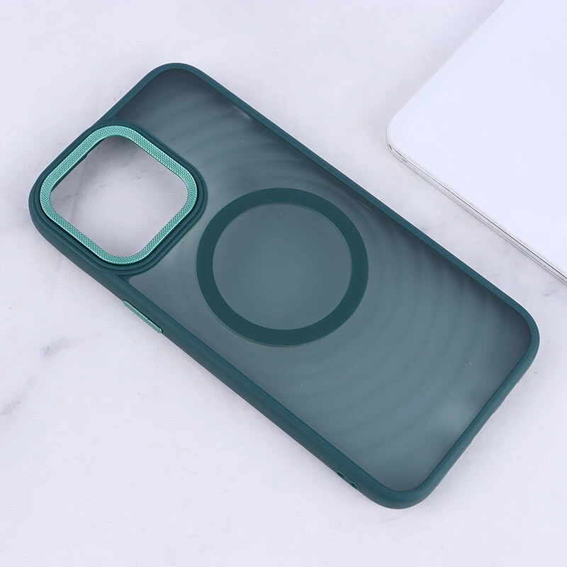 قاب مگ سیف آیفون iPhone 15 Pro Max پشت مات طرح موج