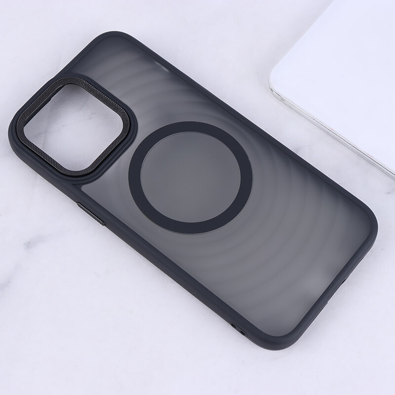 قاب مگ سیف آیفون iPhone 15 Pro Max پشت مات طرح موج