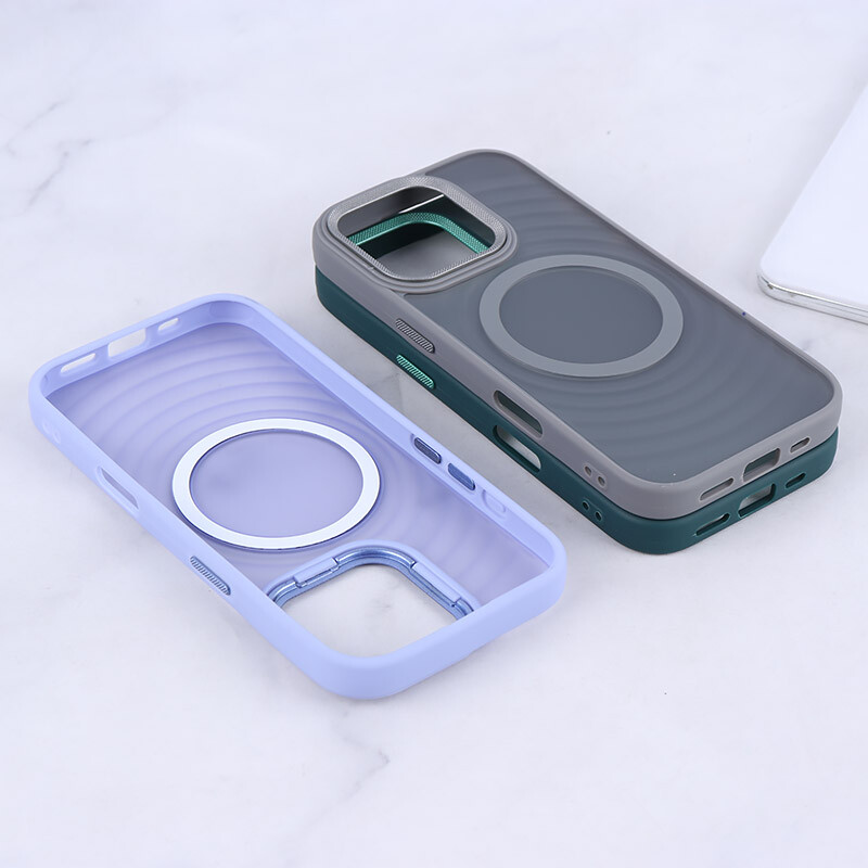 قاب مگ سیف آیفون iPhone 16 Pro پشت مات طرح موج
