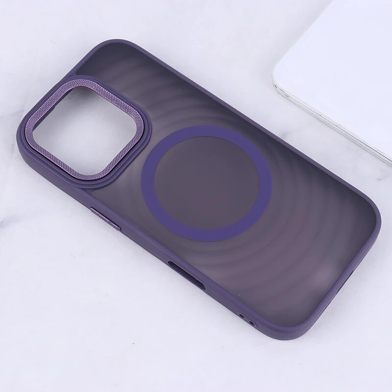 قاب مگ سیف آیفون iPhone 16 Pro پشت مات طرح موج