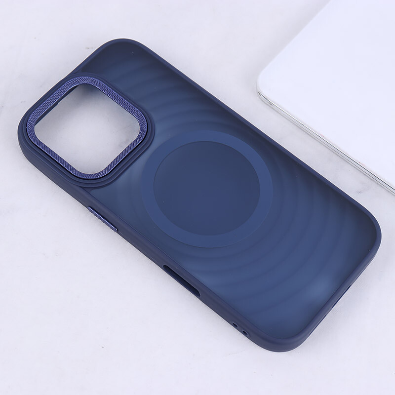 قاب مگ سیف آیفون iPhone 16 Pro پشت مات طرح موج