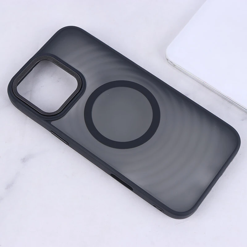 قاب مگ سیف آیفون iPhone 16 Pro Max پشت مات طرح موج