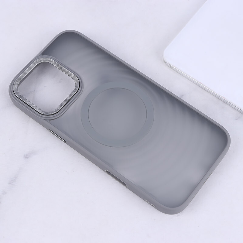 قاب مگ سیف آیفون iPhone 16 Pro Max پشت مات طرح موج