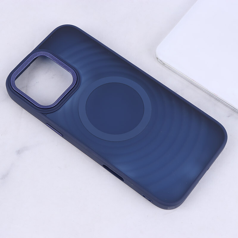 قاب مگ سیف آیفون iPhone 16 Pro Max پشت مات طرح موج