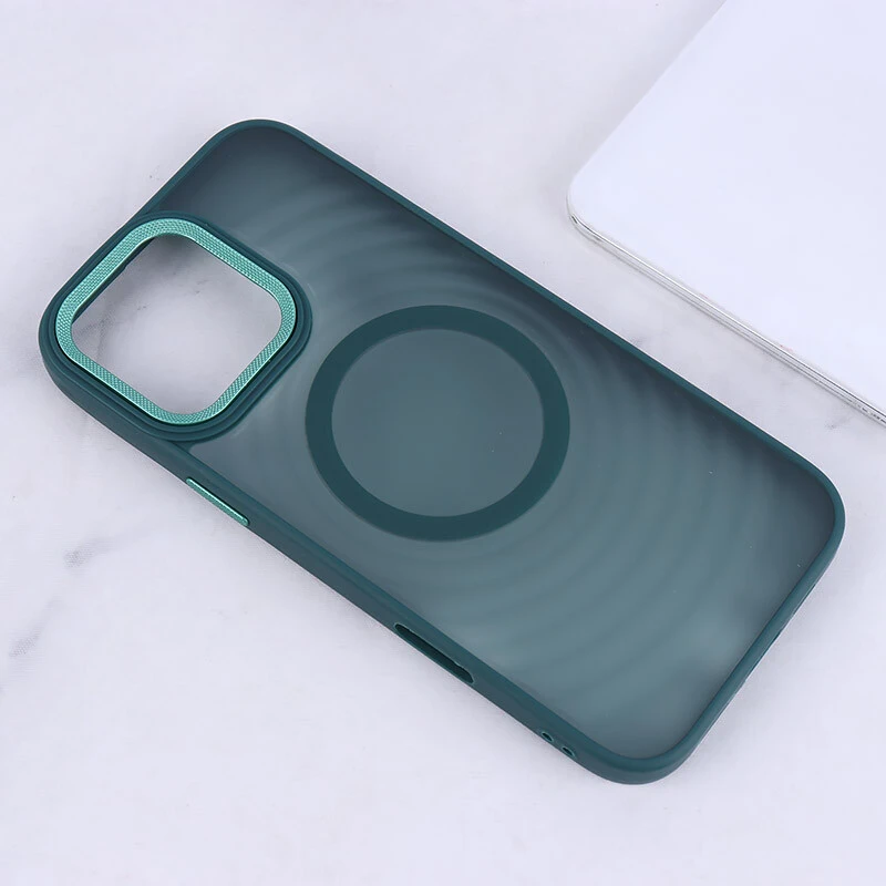 قاب مگ سیف آیفون iPhone 16 Pro Max پشت مات طرح موج