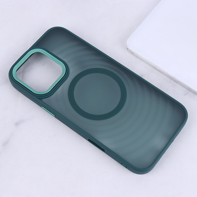 قاب مگ سیف آیفون iPhone 16 Pro Max پشت مات طرح موج