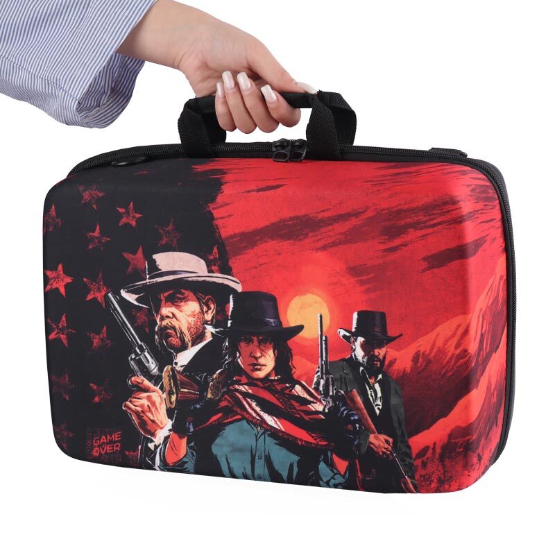 کیف کنسول بازی PS5 Slim طرح Red Dead Redemption 2 کد 6