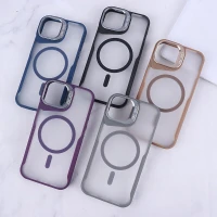 قاب مگ سیف Case.Pro آیفون iPhone 13 / 14 استندشو پشت مات