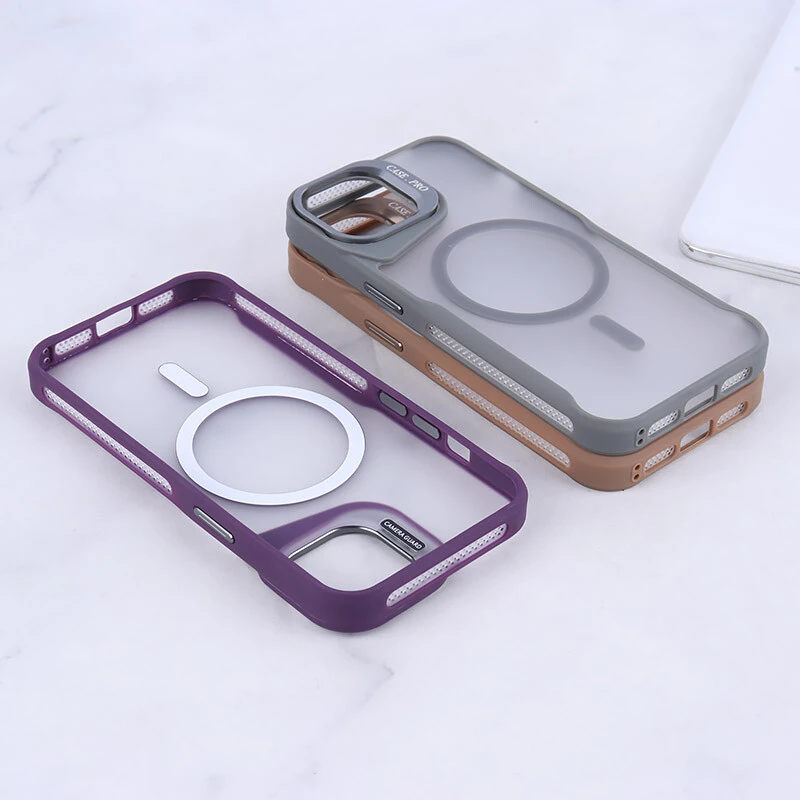 قاب مگ سیف Case.Pro آیفون iPhone 13 / 14 استندشو پشت مات