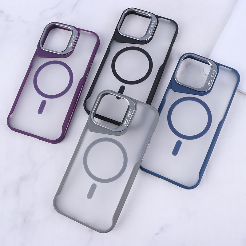 قاب مگ سیف Case.Pro آیفون iPhone 13 Pro Max استندشو پشت مات