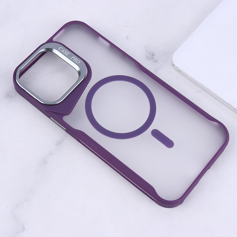 قاب مگ سیف Case.Pro آیفون iPhone 13 Pro Max استندشو پشت مات