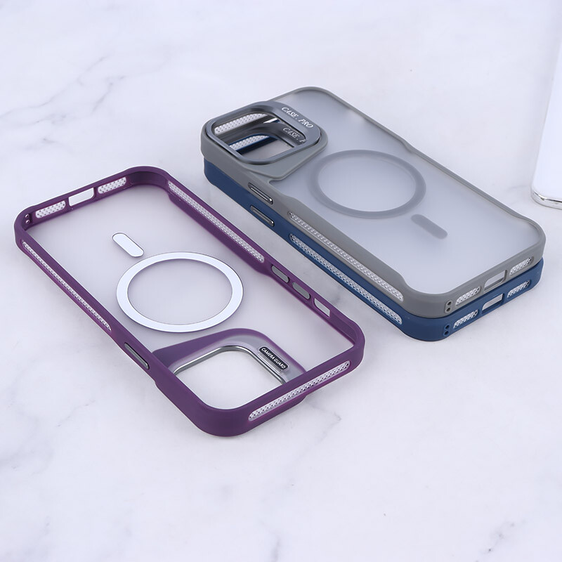 قاب مگ سیف Case.Pro آیفون iPhone 13 Pro Max استندشو پشت مات