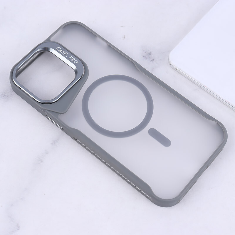 قاب مگ سیف Case.Pro آیفون iPhone 13 Pro Max استندشو پشت مات