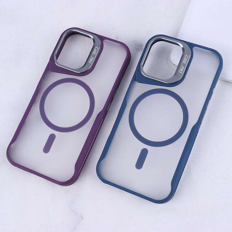 قاب مگ سیف Case.Pro آیفون iPhone 16 استندشو پشت مات