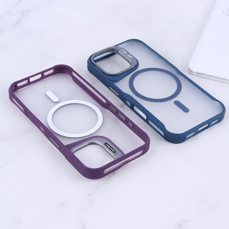 قاب مگ سیف Case.Pro آیفون iPhone 16 استندشو پشت مات