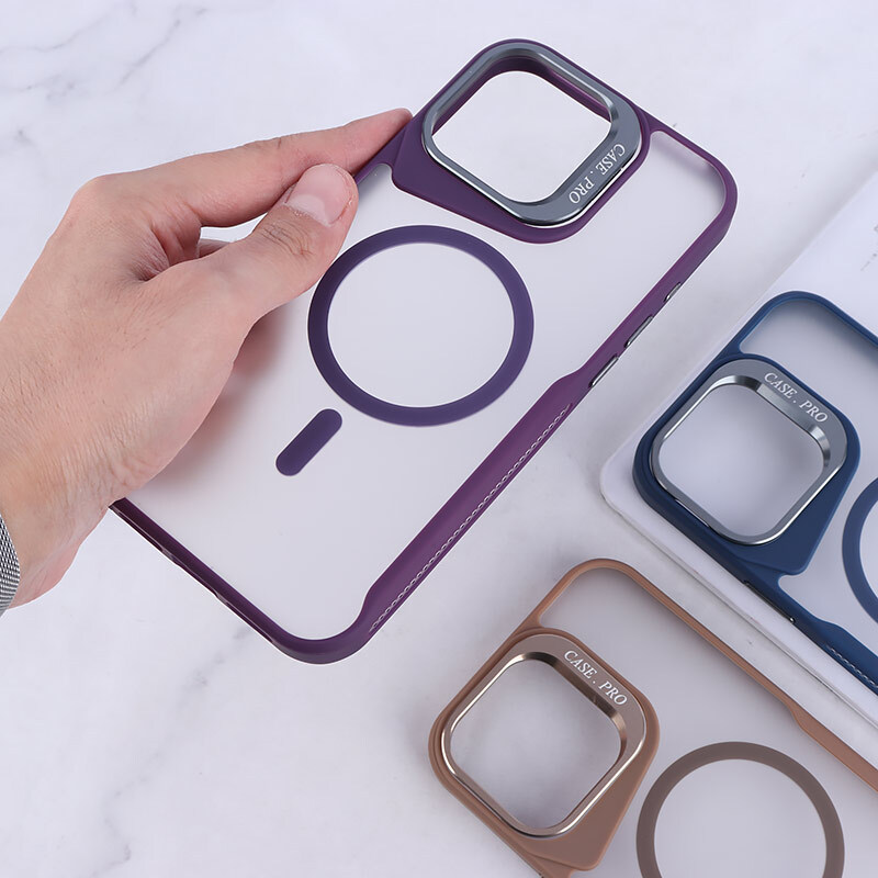 قاب مگ سیف Case.Pro آیفون iPhone 16 Pro Max استندشو پشت مات