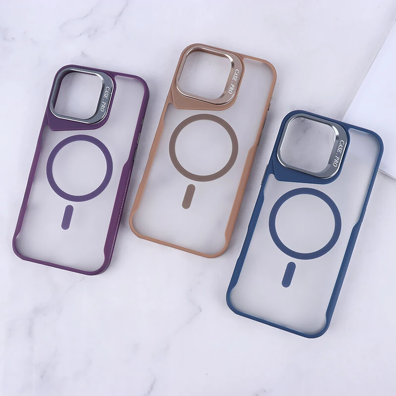 قاب مگ سیف Case.Pro آیفون iPhone 16 Pro Max استندشو پشت مات
