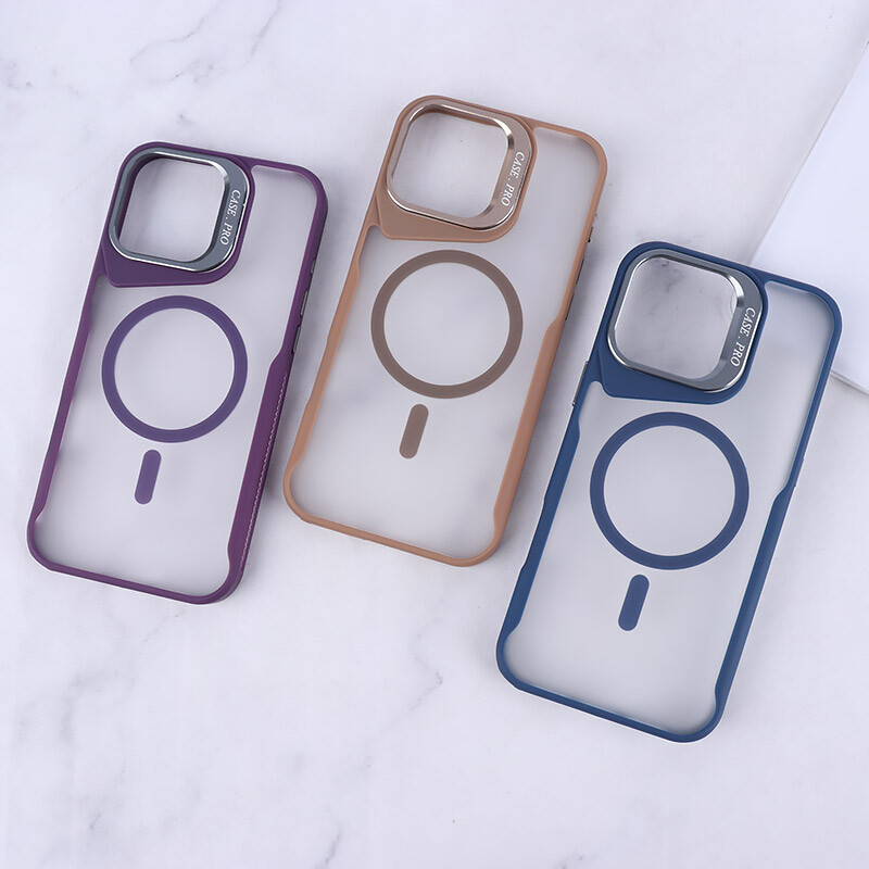 قاب مگ سیف Case.Pro آیفون iPhone 16 Pro Max استندشو پشت مات