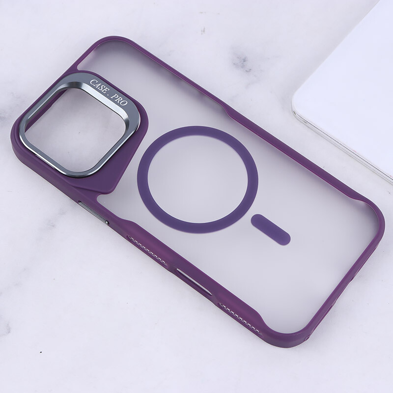قاب مگ سیف Case.Pro آیفون iPhone 16 Pro Max استندشو پشت مات