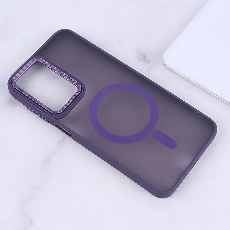 قاب PC مگ سیف سامسونگ Galaxy A26 پشت مات محافظ لنز متال
