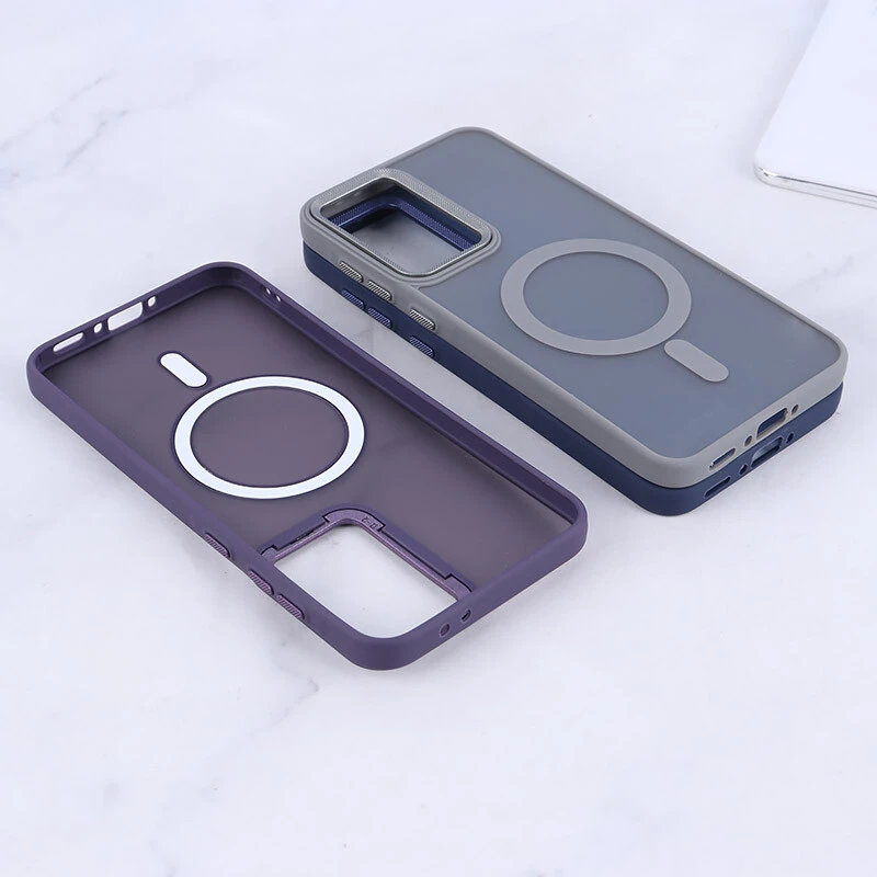 قاب PC مگ سیف سامسونگ Galaxy A36 پشت مات محافظ لنز متال